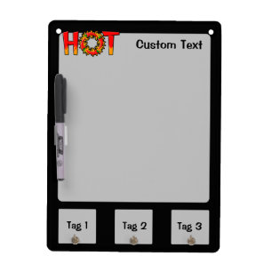 HOT DRY ERASE BOARD