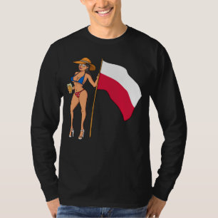 Hot Fan Girl Poland T-Shirt