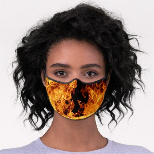 Hot Fiery Inferno Smoking Hot Premium Face Mask