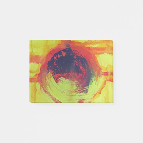 Hot Fiery Liquid Molten Yellow Sun Post_it Notes