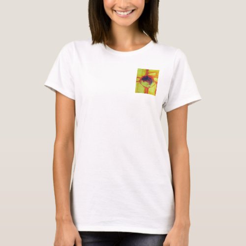 Hot Fiery Liquid Molten Yellow Sun T_Shirt