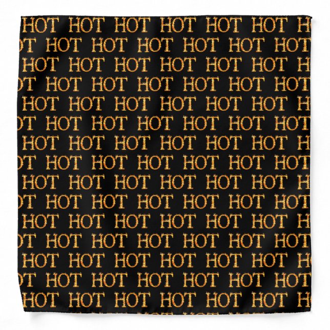 Hot Fire And Flames Bandana (Front)