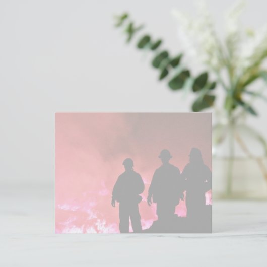 Hot Fireman Silhouette (Standing Front)