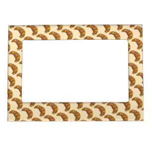 Hot Flaky Buttery Croissant French Pastry Foodie Magnetic Picture Frame