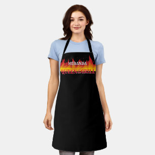Hot Flames Queen of the Grill Grillmaster Apron