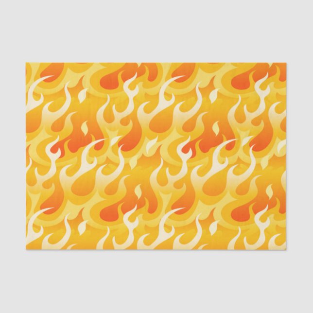 Hot flames tissue paper (Front)
