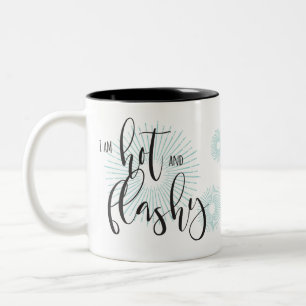 Hot Flash for Coffee Lovers Two-Tone Coffee Mug
