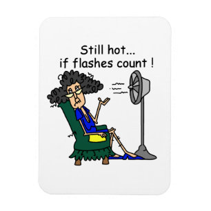 Hot Flash Humor Magnet