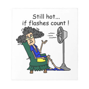 Hot Flash Humor Notepad