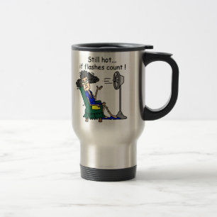 Hot Flash Humor Travel Mug