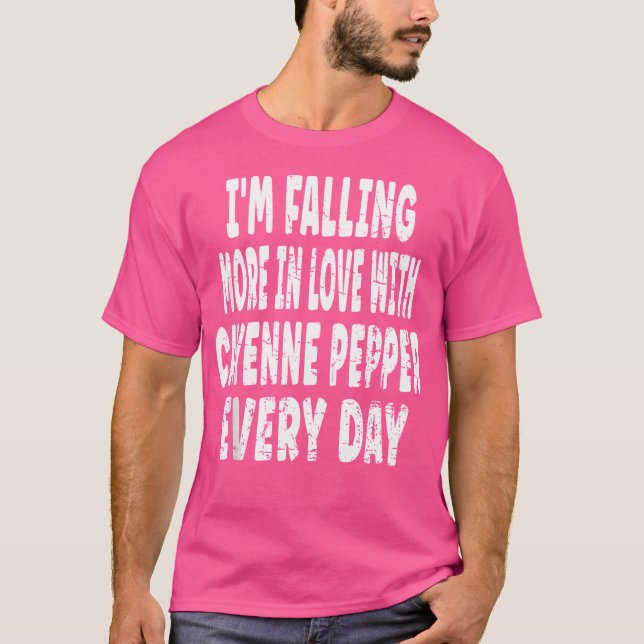 Hot Food Cayenne Pepper Vegan Healthy Lifestyle Sa T-Shirt (Front)