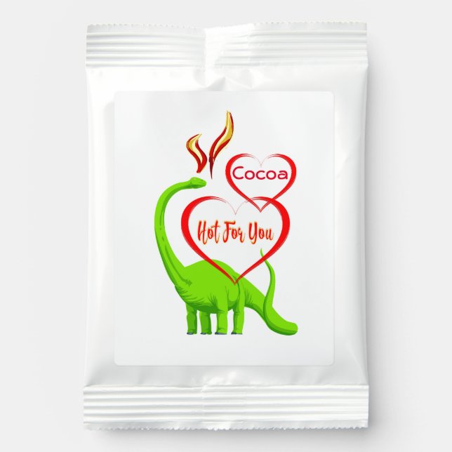 Hot For You Dinosaur  Hot Chocolate Drink Mix (Front)