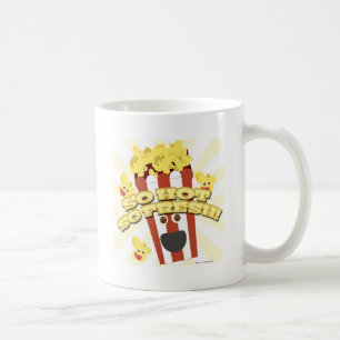 Hot Fresh Popcorn Movie Time Fun Cartoon Coffee Mug