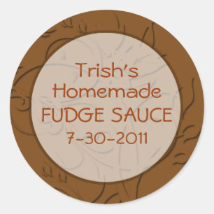 Hot Fudge Sauce or Chocolate Sauce Labels