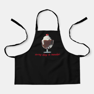 HOT FUDGE SUNDAE, ICE CREAM LOVERS, WHIPPED CREAM APRON