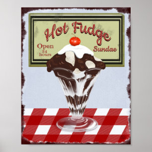 Hot Fudge Sundae Poster