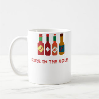 Hot Funny Foodie Spicy Hot Chilli Pepper Sauce Coffee Mug