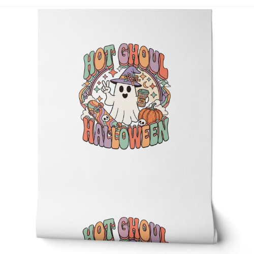 Hot Ghoul Halloween Ghost Witch Hat Skateboard Wallpaper