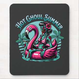 Hot ghoul summer mouse pad