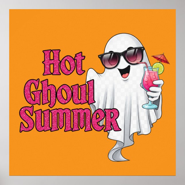 Hot Ghoul Summer Tee Poster (Front)