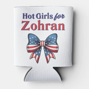 Hot Girls For Zohran Mamdani NYC Mayor USA Can Cooler