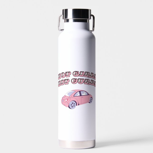 Hot girls hit curbs water bottle (Front)
