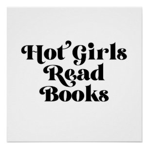 Hot Girls Read Books Poster