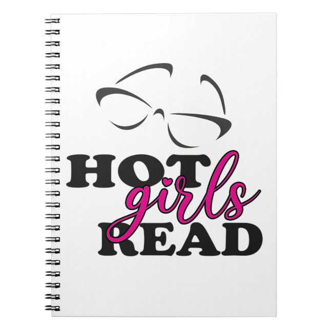 Hot Girls Read Notebook (Front)