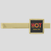 HOT GOLD FINISH TIE BAR