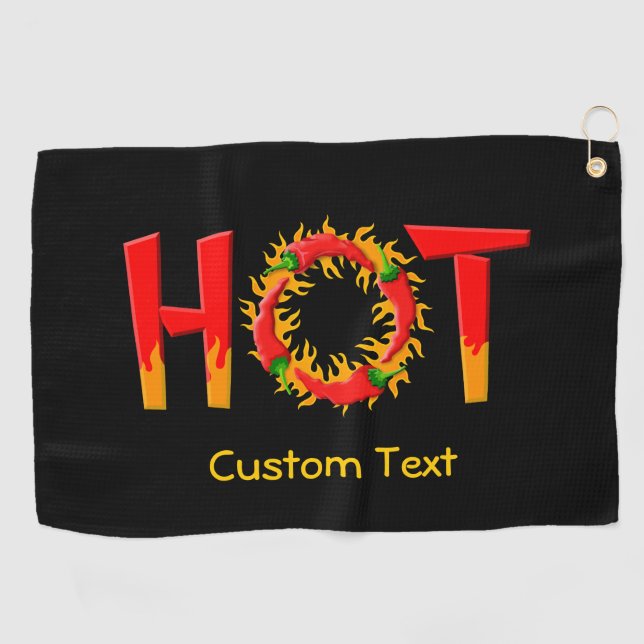 HOT GOLF TOWEL (Horizontal)