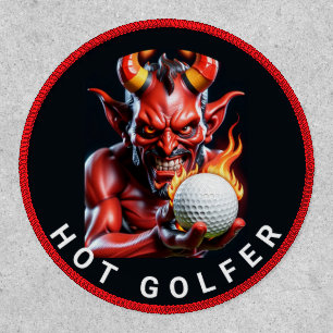 Hot Golfer 3" Iron-On Patch