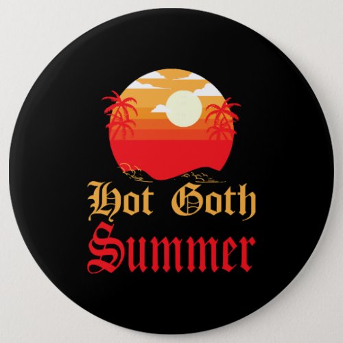 hot goth summer  button