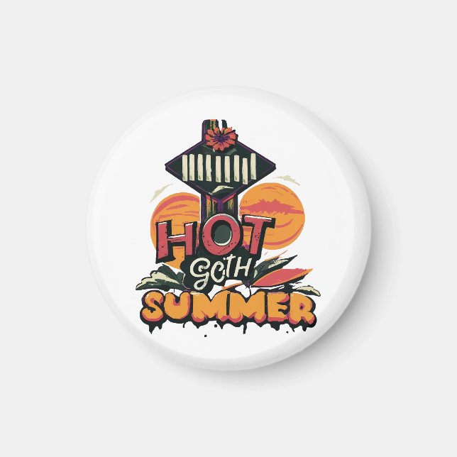 Hot Goth Summer Chic  Magnet (Front)
