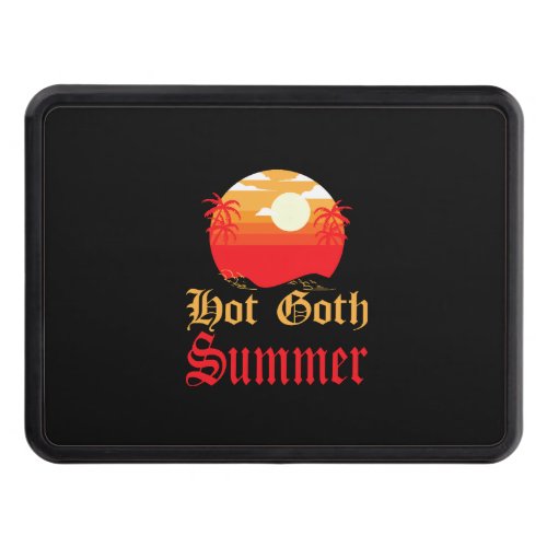 hot goth summer  hitch cover