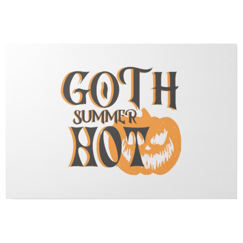 Hot Goth Summer_Horror Smiling Pumpkin Gallery Wrap