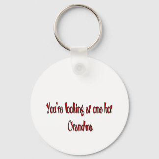 Hot grandparents keychain