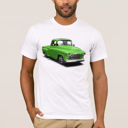 Hot Green Chewy Old Pickup T_shirt