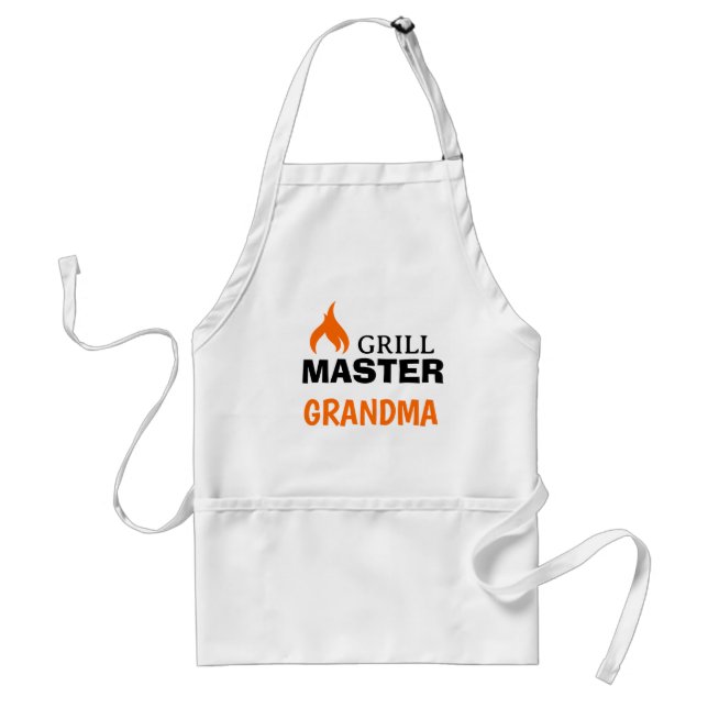 HOT! 🔥 Grill Master Grandma Apron (Front)