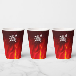 Hot Grill Party Cups — Custom BBQ Flames