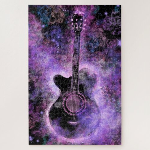 Hot Guitar Music _ Romantic Sounds _ Painting Jigsaw Puzzle