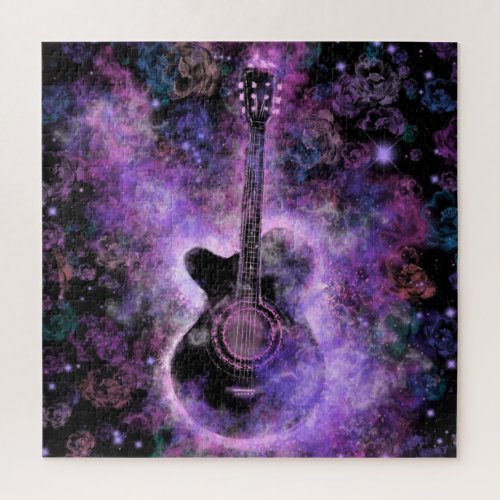 Hot Guitar _ Rock Music _ Magic Dance _ Painting Jigsaw Puzzle