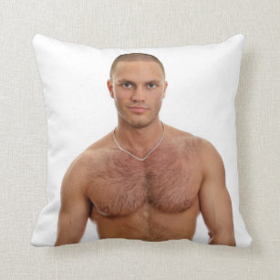 man chest pillow