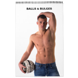 Hot Guys Balls & Bulges Sexy Shirtless Studs Hunks Calendar