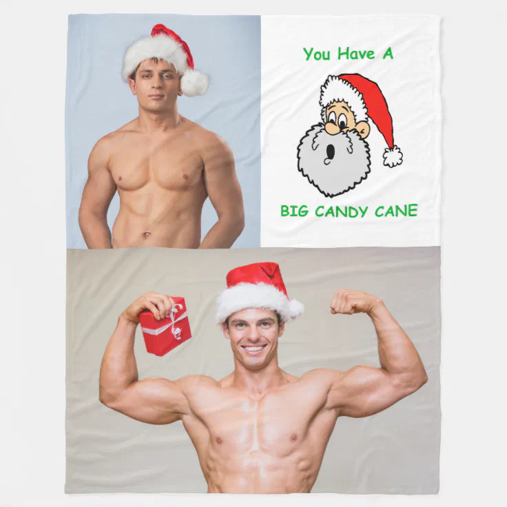 Hot Guys Sexy Muscle Studs Santa Hats Funny Fleece Blanket | Zazzle Hot Guys Sexy Muscle Studs Santa Hats Funny Fleece Blanket | Zazzle
