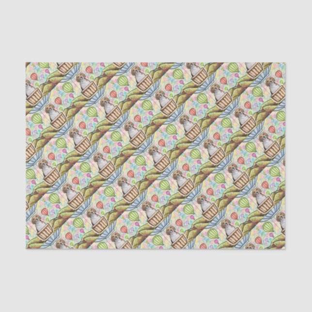 -hot hair balloon tissue paper (Front)