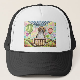 -hot hair balloon trucker hat