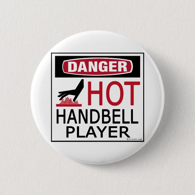 Hot Handbell Player Button (Front)