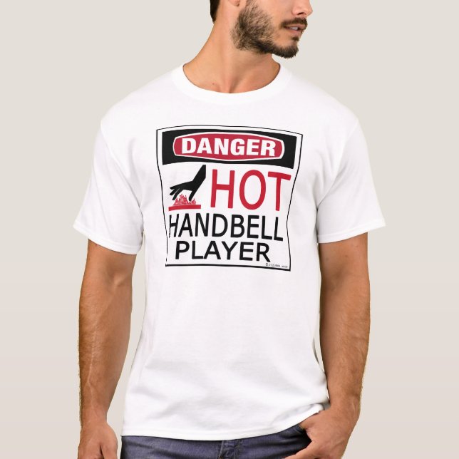 Hot Handbell Player T-Shirt (Front)