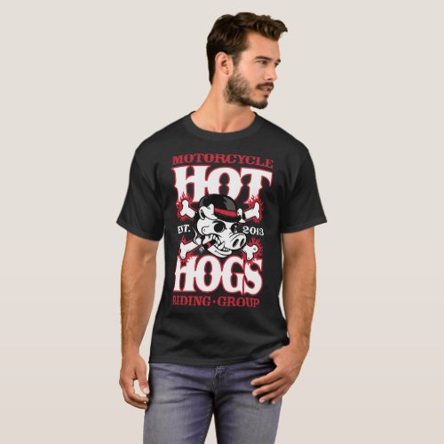 Hot Hogs Classic Mens Black Passenger T_Shirt