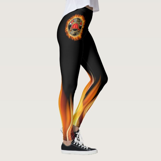 HOT HOT Fire Department Pop Leggings (Right)